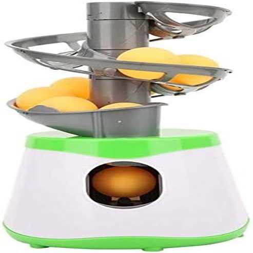ZIJINGM Tennis Ball Machine Table Tennis Training Robot Automatic Serve Parent-Child Racquet Sport Table Tennis Launcher with 10 Ping Pong Balls