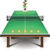 ZIJINGM Tennis Ball Machine Table Tennis Training Robot Automatic Serve Parent-Child Racquet Sport Table Tennis Launcher with 10 Ping Pong Balls view 2