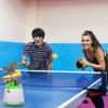 ZIJINGM Tennis Ball Machine Table Tennis Training Robot Automatic Serve Parent-Child Racquet Sport Table Tennis Launcher with 10 Ping Pong Balls view 4
