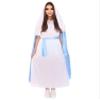 BC GOODS BY Women's Mary Nativity Costume Set in Blue & White | Synthetic Biblical Costume For Women | Adult Christmas Outfit view 1