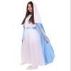 BC GOODS BY Women's Mary Nativity Costume Set in Blue & White | Synthetic Biblical Costume For Women | Adult Christmas Outfit view 2