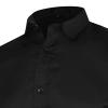 Men's Shirt Long Sleeve Soild Top Casual Button Down Collared Beach Shirts Regular Fit Business Dress Shirts (XX-Large,Black) view 3