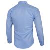 Men's Shirt Long Sleeve Soild Top Casual Button Down Collared Beach Shirts Regular Fit Business Dress Shirts (X-Large,Light Blue) view 2