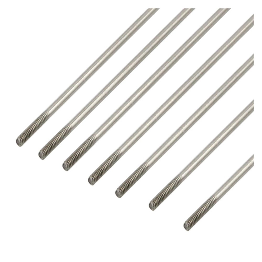 QIAOJUNMING Electric for Bicycle Spokes 36PCS 12G/12K Ebike Spoke Silver Hub Motor Wheel 2.4mm 255mm Electric for Bicycle Accessories(12G 140MM)
