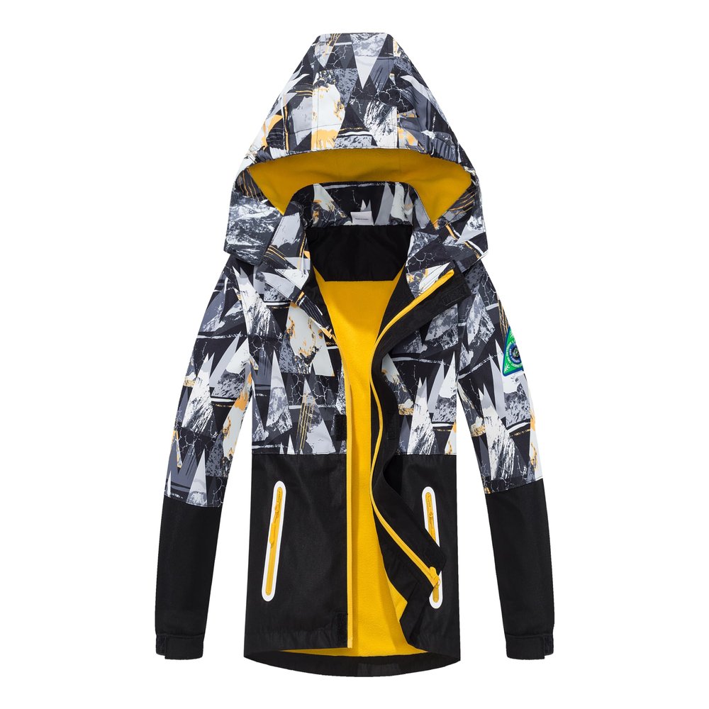 MGEOY Boys Girls Rain Jackets Lightweight Waterproof Hooded Raincoats Windbreakers for Kids 4-14Y