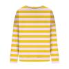 GOKKILRW Womens Striped Sweatshirts Oversized Loose Fit Long Sleeve Crewneck Sweat Shirts Y2K Lightweight Casual Pullover Top Outdoor Running Jogging Track Shirts Preppy Clothes Loungewear Yellow view 3