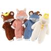 Fleece Bear Suit Baby Jumpsuit Winter Baby Girl Snowsuit Toddler Winter Clothes Infant Coat Jacket (White, 0-3 Months) view 2