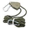 BOSTYY Adjustable Heavy Duty Rope Hanger Reinforced Metal Internal Gear Ratchets for Growing Light Fixtures Loose Proof view 1