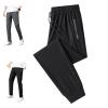 Comfy Fit Pants for Women  Stretch Active Lounge Pants  Soft Breathable Pants for Older Women (Black Cuffs,X-Large) view 1