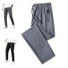 Comfy Fit Pants for Women  Stretch Active Lounge Pants  Soft Breathable Pants for Older Women (Gray Straight,XX-Large)