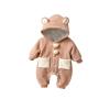 Baby Clothes Boys Girls Winter Snowsuit Cute Bear Suit Newborn Infant Coats Sherpa Hooded (Brown, 6-12 Months) view 1