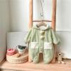 Baby Clothes Boys Girls Winter Snowsuit Cute Bear Suit Newborn Infant Coats Sherpa Hooded Bodysuits (Green, 3-6 Months) view 2