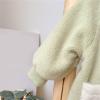 Baby Clothes Boys Girls Winter Snowsuit Cute Bear Suit Newborn Infant Coats Sherpa Hooded Bodysuits (Green, 3-6 Months) view 3