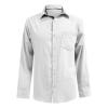Button Down Linen Shirts for Men Casual Long Sleeve Cotton Beach Shirts Regular Fit Business Dress Shirts (Large,White) view 1