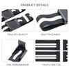 2 Pack Fitness Exercising Bands Strap Arm Muscle Training Bands Weightlifting Muscles Restriction Elastic Bands (Black [Black]) view 4