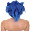 BC GOODS BY Women's Spiked Blue Cosplay Hedgehog Wig with Ears - Short Curly Wigs for Women Cosplay Party - Blue view 4