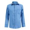 Button Down Linen Shirts for Men Casual Long Sleeve Cotton Beach Shirts Regular Fit Business Dress Shirts (Medium,Blue) view 1