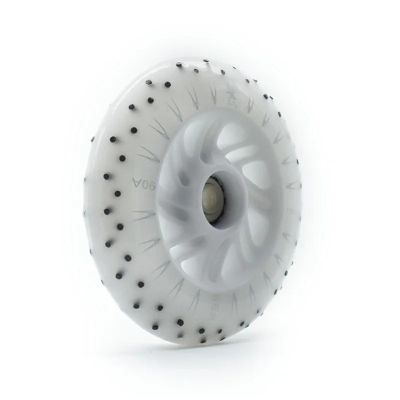 HDNSAUD Roller Skate Wheels 90mm 100mm 110mm Speed Skating Wheel White Blue red Colorful 110 Inline Skates tyre 90A Shine Flash fire Stone Flint Spark(6 90mm 104flints)