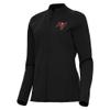 Antigua Women's Black Tampa Bay Buccaneers Regard Full-Zip Jacket view 1