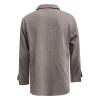 Button Down Linen Shirts for Men Casual Long Sleeve Cotton Beach Shirts Regular Fit Business Dress Shirts (Large,Grey) view 2