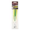 Billy Baits Double Cavitator Lure, Green/Chartreuse/Pink Skirt, 2 oz Head, 7 inch view 1