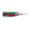 Billy Baits Double Cavitator Lure, Green/Chartreuse/Pink Skirt, 2 oz Head, 7 inch view 2