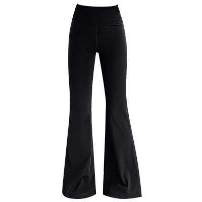 Teen Girls Bell Bottoms Flare Leg Pants Dressy Uiform Casual Summer Slimming Black Stretch High (Black, 12-13 Years)