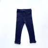 Toddler Baby Ribbed Legging Girls Boys Warm Knitted Soild Soft Dance Pants Tights Kids Fall Winter (Navy, 3-6 Months) view 2