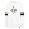 47 Men's White New Orleans Saints Gridiron Premier Brex Long Sleeve T-Shirt view 2