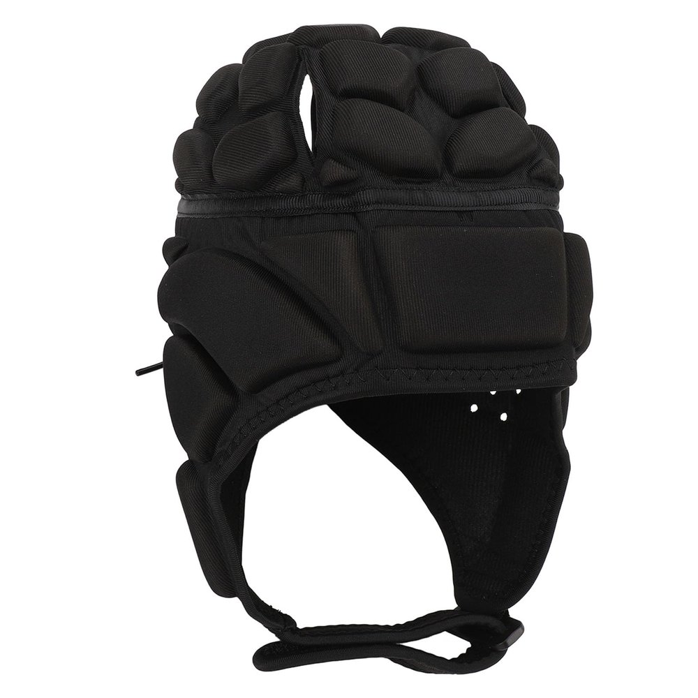 Soft Shell Protective Headgear, Rugby Headguards Padding Padded Helmet Goalkeeper, EVA Sponge Adjustable Soccer Goalie Helmet Support Rugby Flag Football Helmet Youth Kids Adults