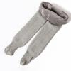 Baby Fleece Lined Winter Leggings Toddler Infant Footie Basic Full Length Stretchy Thermal Fall (Grey, 0-6 Months) view 4