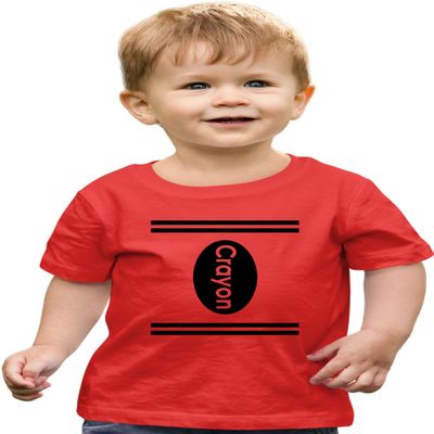 2T Red Toddler Crayon Costume with Many Color Choices Toddler T-Shirt