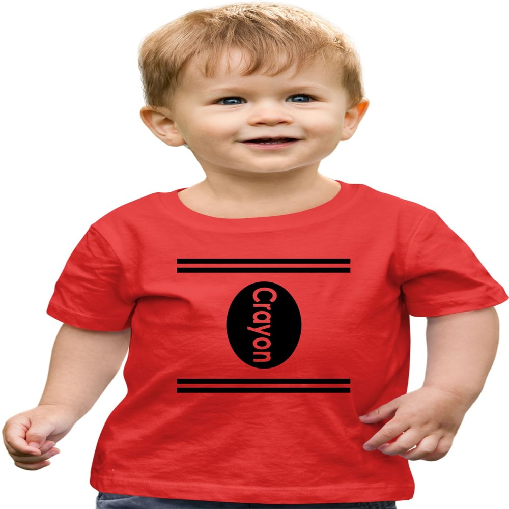 2T Red Toddler Crayon Costume with Many Color Choices Toddler T-Shirt