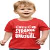 3T Red Toddler I Myself Am Strange & Unusual Halloween Toddler T-Shirt view 1