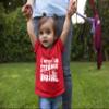 3T Red Toddler I Myself Am Strange & Unusual Halloween Toddler T-Shirt view 3