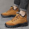 SNEKARMIN Men Snow Boots Outdoor Shoes For Male Thick Sole Sneakers for Men Winter Shoes Botines Tenis Keep Warm Fluff Mens Ankle Boots view 3