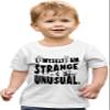 5T White Toddler I Myself Am Strange & Unusual Halloween Toddler T-Shirt view 1