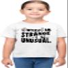 5T White Toddler I Myself Am Strange & Unusual Halloween Toddler T-Shirt view 2