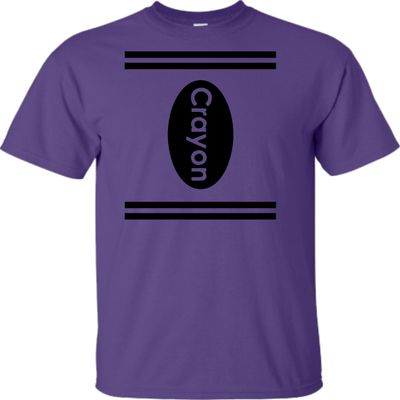 4X-Large Purple Mens Crayon Costume with Many Color Choices T-Shirt