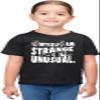 2T Black Toddler I Myself Am Strange & Unusual Halloween Toddler T-Shirt view 2