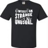 2T Black Toddler I Myself Am Strange & Unusual Halloween Toddler T-Shirt view 4