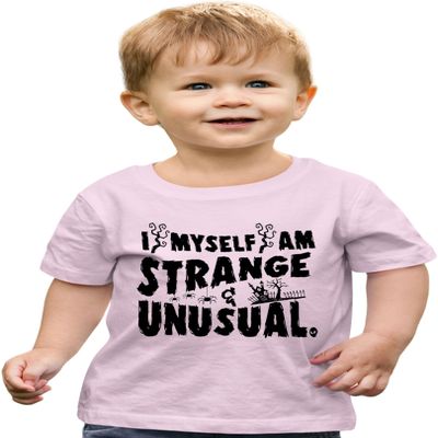 2T Light Pink Toddler I Myself Am Strange & Unusual Halloween Toddler T-Shirt