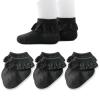 EPEIUS Baby Lace Socks Newborn Girl Eyelet Ruffle Socks Infant Toddler Dress Crew Sox 0-6/6-12/12-24 Months Black 3 Pack XS view 1