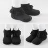 EPEIUS Baby Lace Socks Newborn Girl Eyelet Ruffle Socks Infant Toddler Dress Crew Sox 0-6/6-12/12-24 Months Black 3 Pack XS view 3
