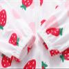 Kids Baby Toddler Girls Strawberry Print Spring Fall Outerwear Windbreaker Zipper Hooded Jackets (Pink, 6-12 Months) view 4