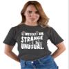4X-Large Heather Black Mens I Myself Am Strange & Unusual Halloween T-Shirt view 3