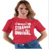 4X-Large Red Mens I Myself Am Strange & Unusual Halloween T-Shirt view 3