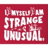 4X-Large Red Mens I Myself Am Strange & Unusual Halloween T-Shirt view 4