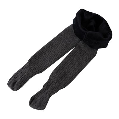 Baby Fleece Lined Winter Leggings Toddler Infant Footie Basic Full Length Stretchy Thermal Fall (Dark Gray, 2-4 Years)