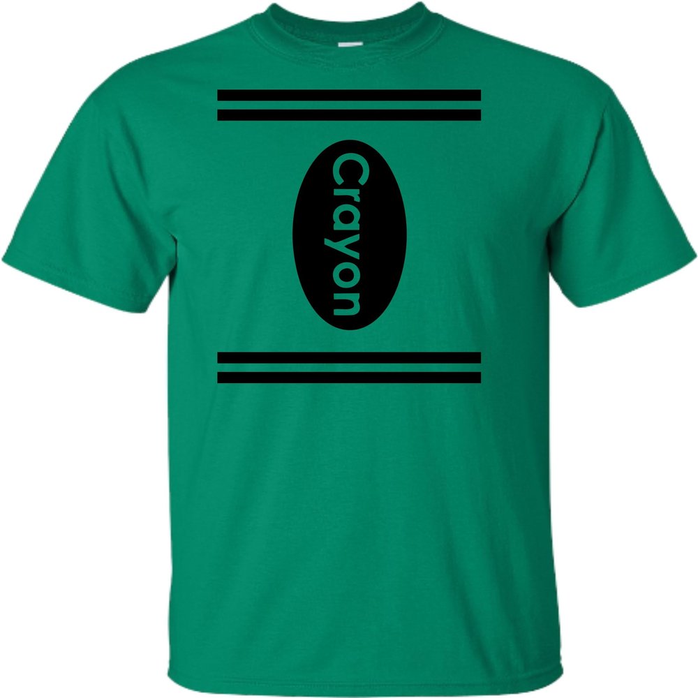 Go All Out 5X-Large Kelly Green Mens Crayon Costume with Many Color Choices T-Shirt